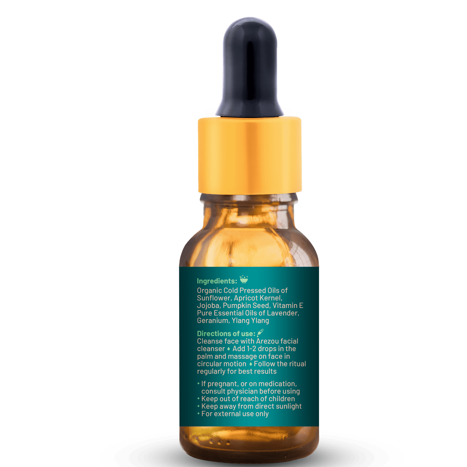 Anti Ageing Face Oil 15ml Back 2